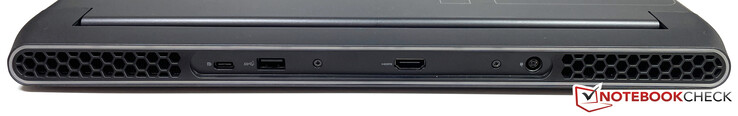 Задняя сторона: USB-C 3.2 Gen.1 (DisplayPort ALT-Mode), USB-A 3.2 Gen.1, HDMI 2.1, разъем питания