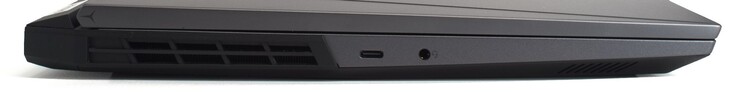 Левая сторона: USB-C 3.1 (DisplayPort 1.4), аудио разъем