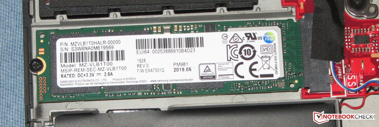 В качестве системного накопителя используется NVMe SSD