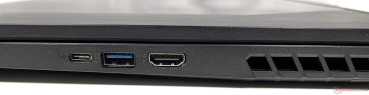 Правая сторона: USB 3.2 Gen 2 Type-C, USB 3.2 Gen 2 Type-A (Power Delivery), HDMI 2.0
