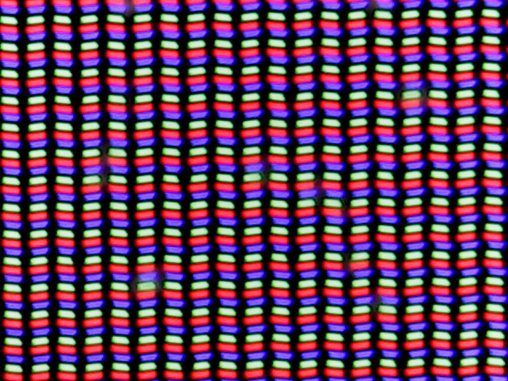 Структура пикселей (плотность 441 PPI)