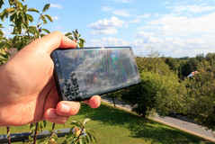 Samsung Galaxy Note 8 прямые солнечные лучи