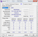 Информация о системе  CPUZ RAM SPD 1