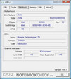 CPU-Z-Information об Zepto Znote 6625WD