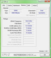 CPU-Z-информация, ноутбук Sony Vaio VGN-FZ31Z.