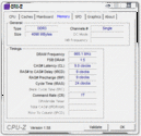 Информация о системе: CPUZ RAM