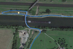 GPS трек Garmin Edge 500: мост
