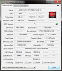 GPU-Z: информация об AMD FirePro W4170M