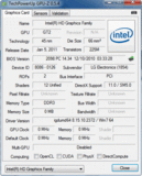 Информация о системе: GPUZ Intel HD
