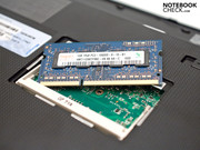 DDR3 10600S RAM можно модернизировать до 2 Гб.