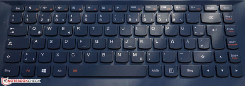 Ideapad 500s-14ISK оснащен удобной клавиатурой...