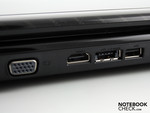 Сзади: USB, HDMI, eSATA, VGA