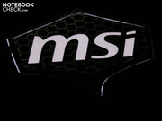 и логотипом MSI с подсветкой.