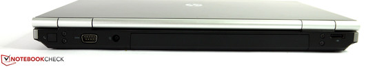 Сзади: Модем, последовательный порт, DisplayPort