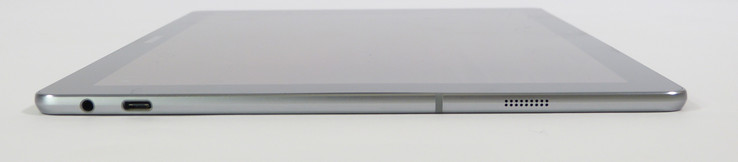 Tab Pro S, правая сторона: Аудиовыход и USB