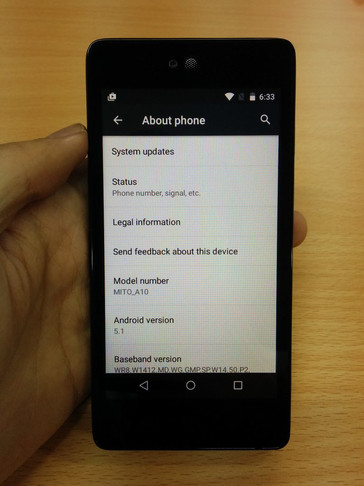 Android 5.1 на Mito A10 Impact (Изображение: Jurugadget)
