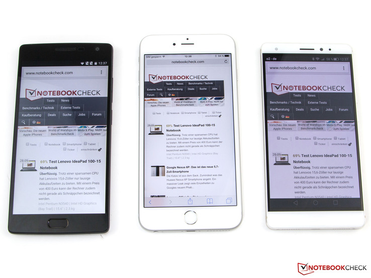 Визуальное сравнение: OnePlus 2, iPhone 6S Plus, Huawei Mate S