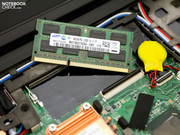 Комплектную планку на 4 Гб DDR3 можно заменить на чип с 8 Гб на борту.