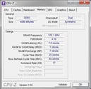 Информация о системе CPUZ RAM