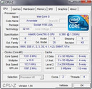 Информация о системе:CPUZ CPU