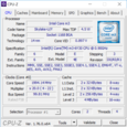 Системная информация, программа CPU-Z (центральный процессор)