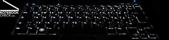 Клавиатура с подсветкой в модели E6500