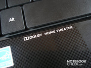Субноутбук поддерживает Dolby Home Theater.