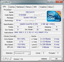 Системная информация: CPUZ CPU