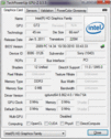 Информация о системе: GPUZ Intel Graphics HD 3000