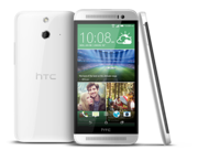 Задняя панель у белого HTC One E8 скользкая...