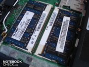 Оба слота RAM заняты 2048 Мб DDR2-RAM каждый.