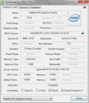 Информация о системе: GPUZ Intel