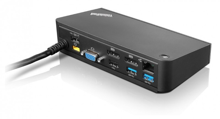 OneLink+: VGA, 2x DisplayPort, RJ-45 LAN, 2x USB 2.0, 4x USB 3.0, питание, комбинированный аудиоразъем
