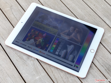 Поведение дисплея iPad Pro 9.7 в условиях легкой облачности.