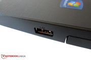 Всего в ноутбуке четыре USB порта.