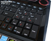 MSI решила оснастить клавиатуру GT 663R цифровым блоком.