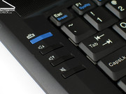 Также присутствуют обычные горячие клавиши Thinkpad – для управления звуком и голубая клавиша вызова ThinkVantage.