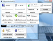 ... Toshiba presentation button, с помощью которой запускается Windows Media Center.
