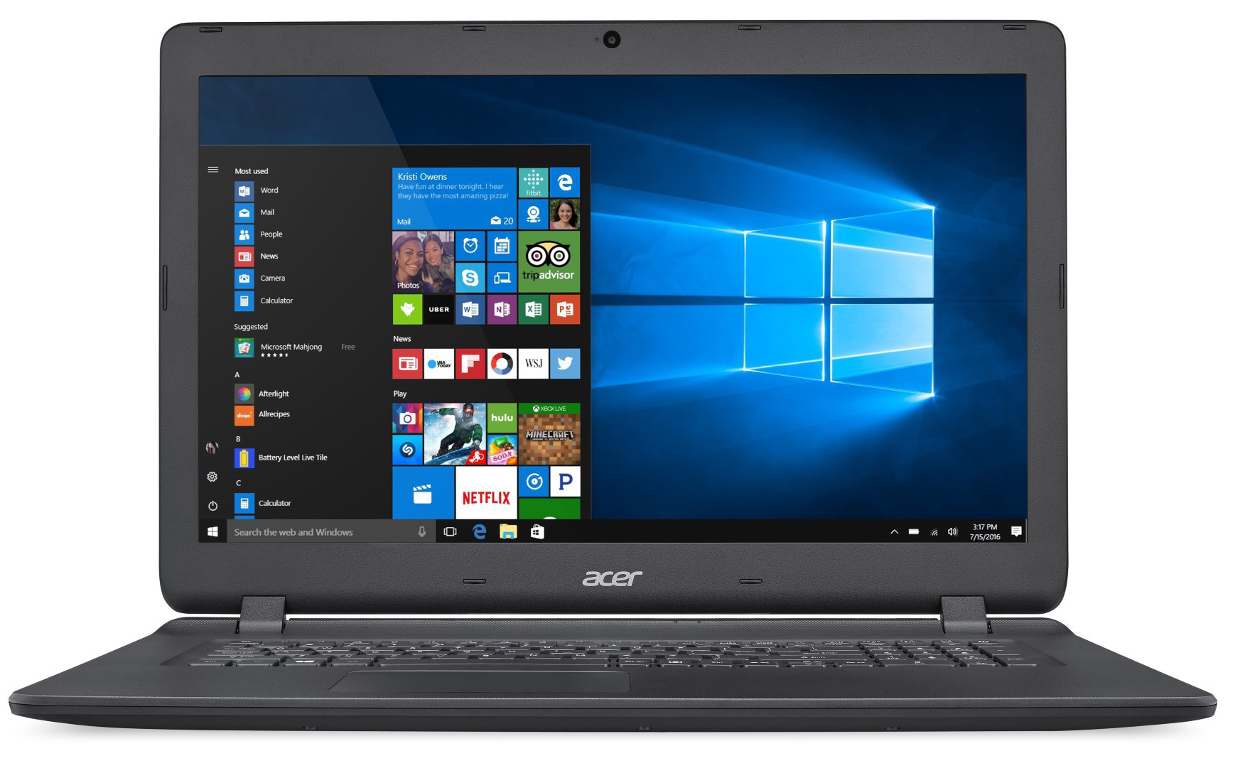 Ноутбук Acer Aspire Es15 Характеристики