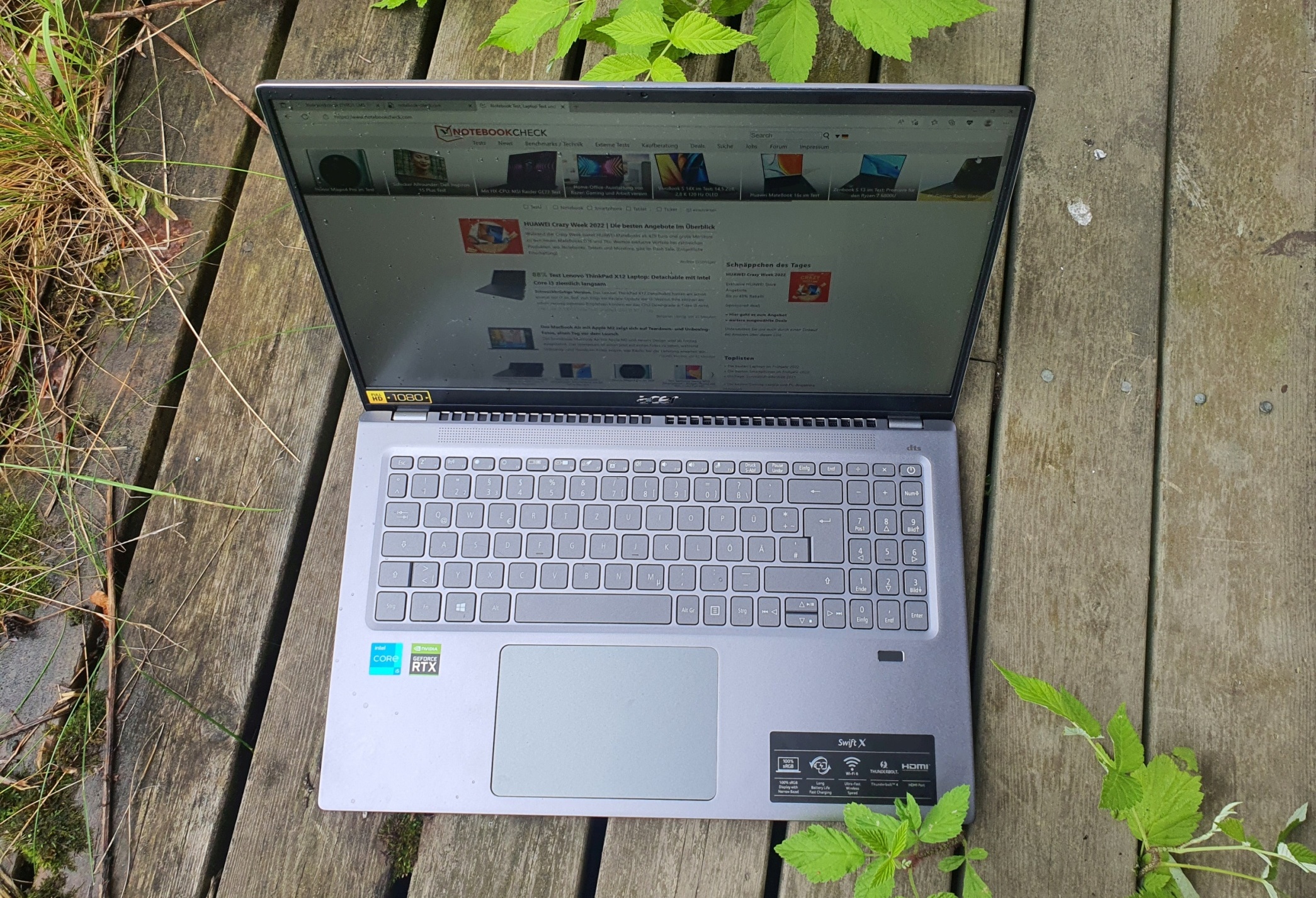 Обзор ноутбука Acer Swift X 16