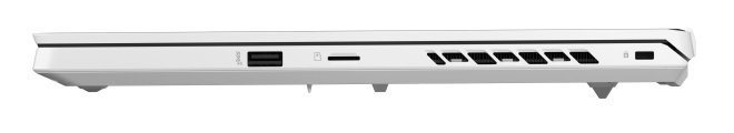 Правая сторона: USB Type-A 3.2 Gen 2, слот microSD, слот замка Kensington