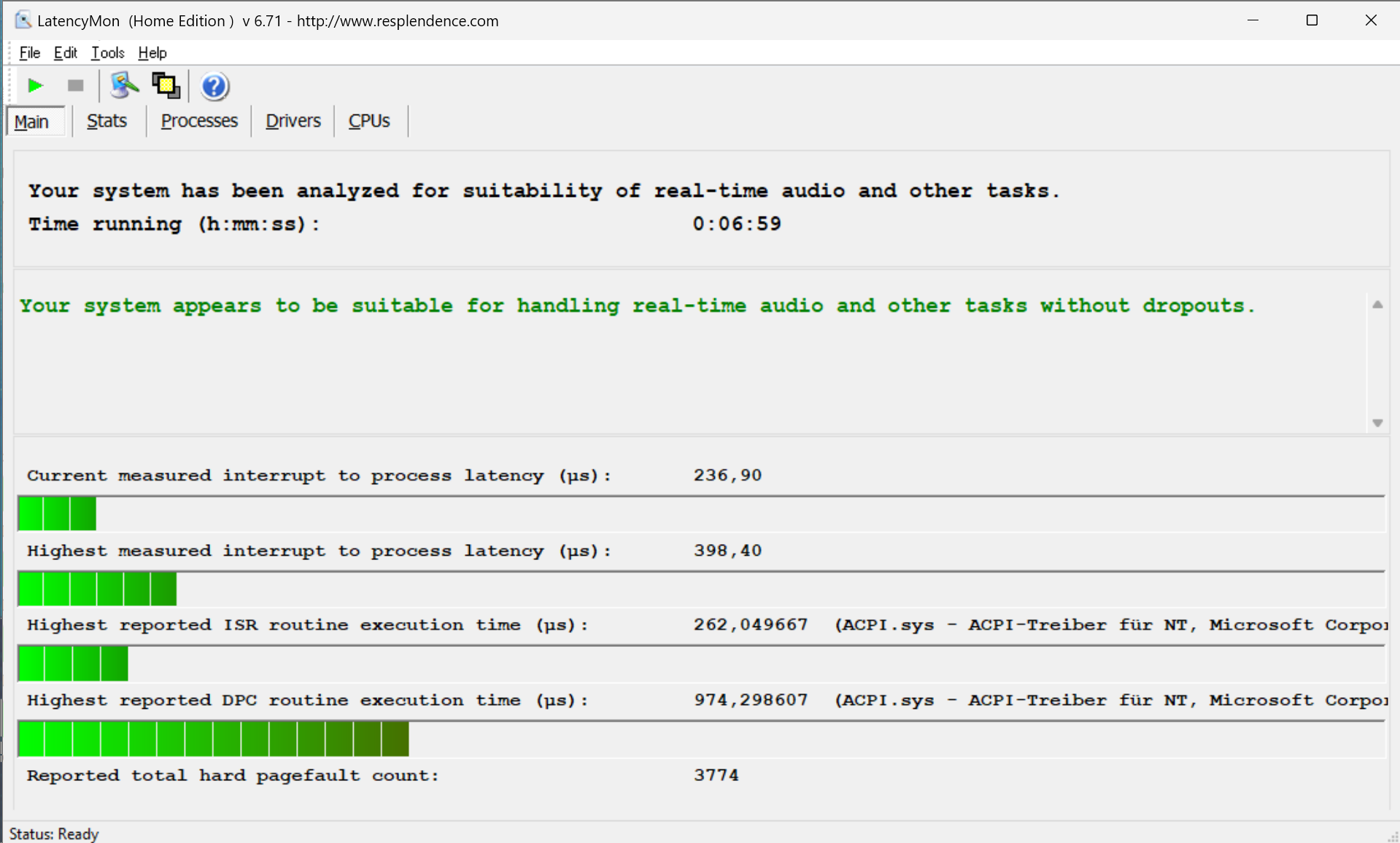 Your system appears. I9 8950. LATENCYMON. DPC latency. DPC latency Windows 10.