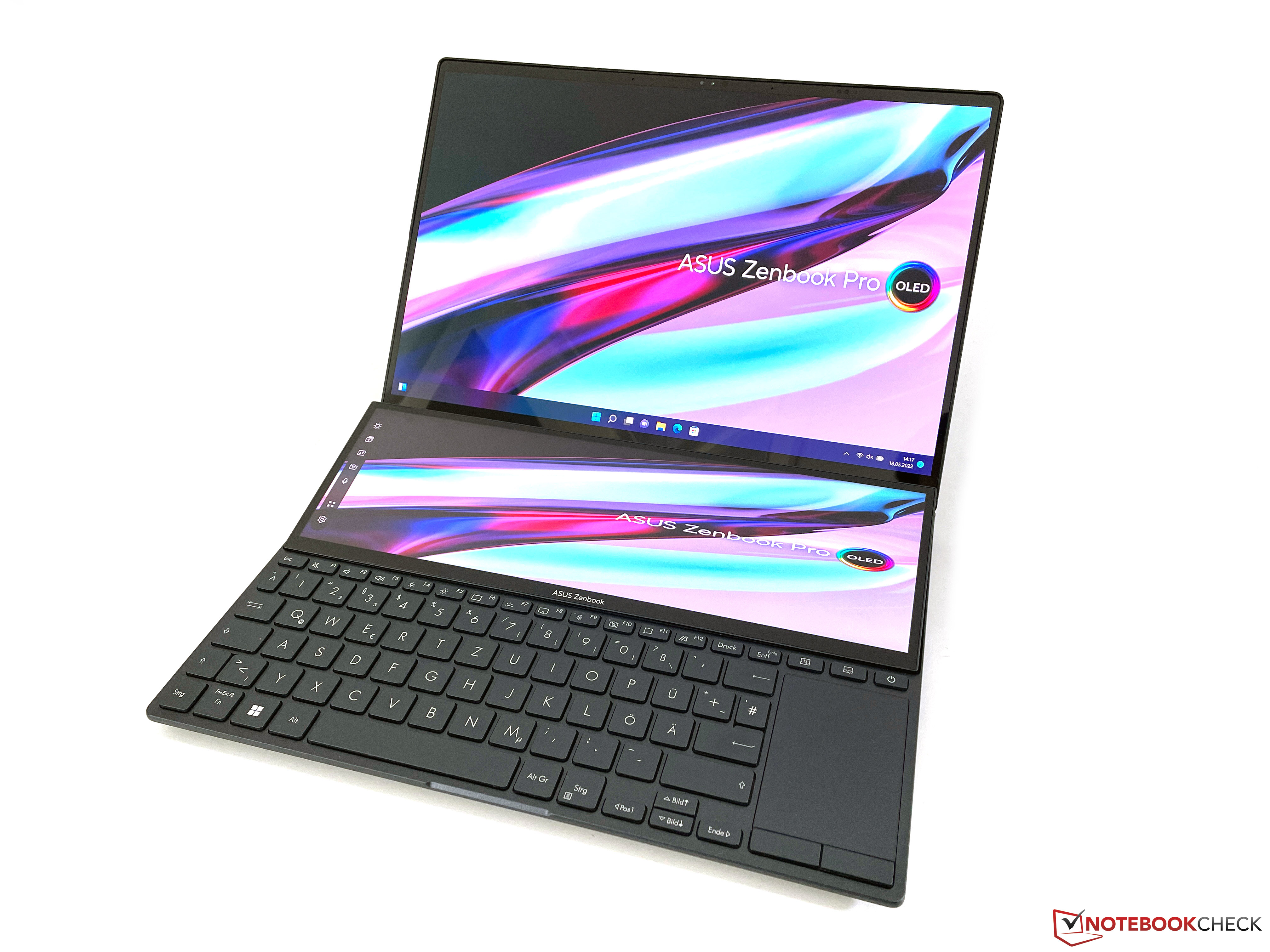 Обзор ноутбука Asus Zenbook Pro 14 Duo - Экран OLED с частотой 120 Гц