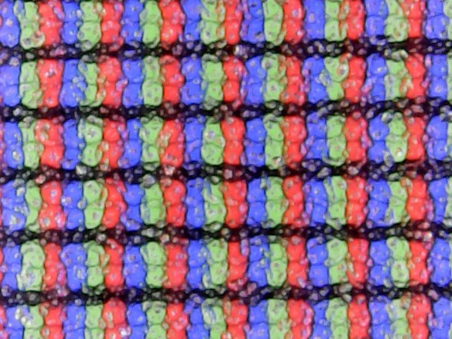 Структура пикселей (плотность 176 PPI)