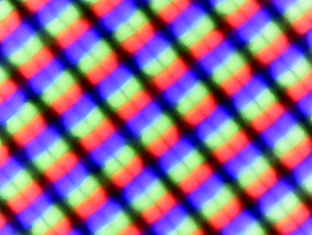 Структура пикселей (плотность 157 PPI)