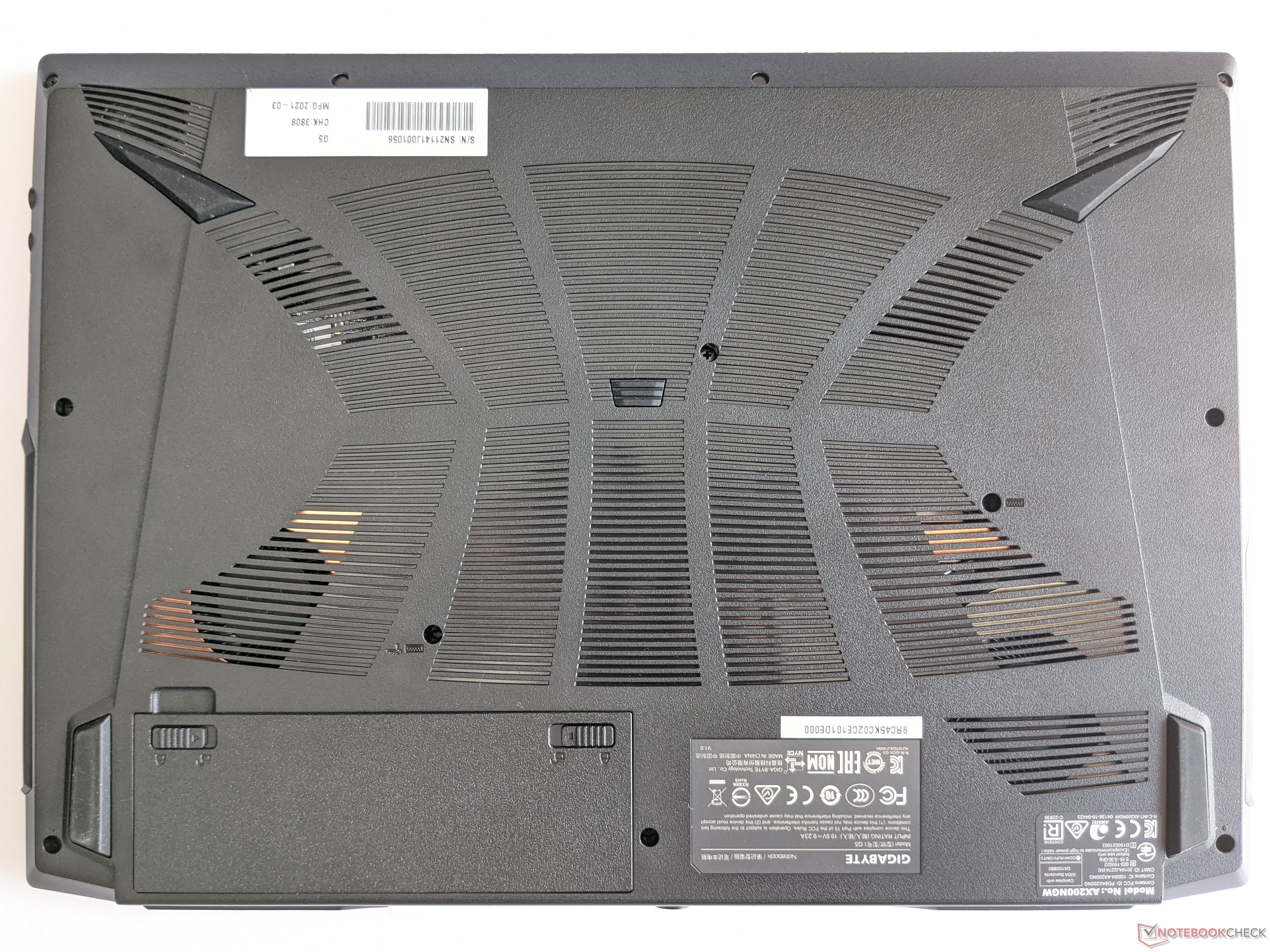 Obzor Noutbuka Gigabyte G5 Kc Notebookcheck Ru Com