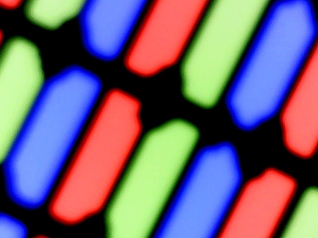 Структура пикселей (плотность 100 PPI)