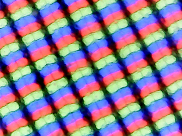 Структура пикселей (плотность 157 PPI)