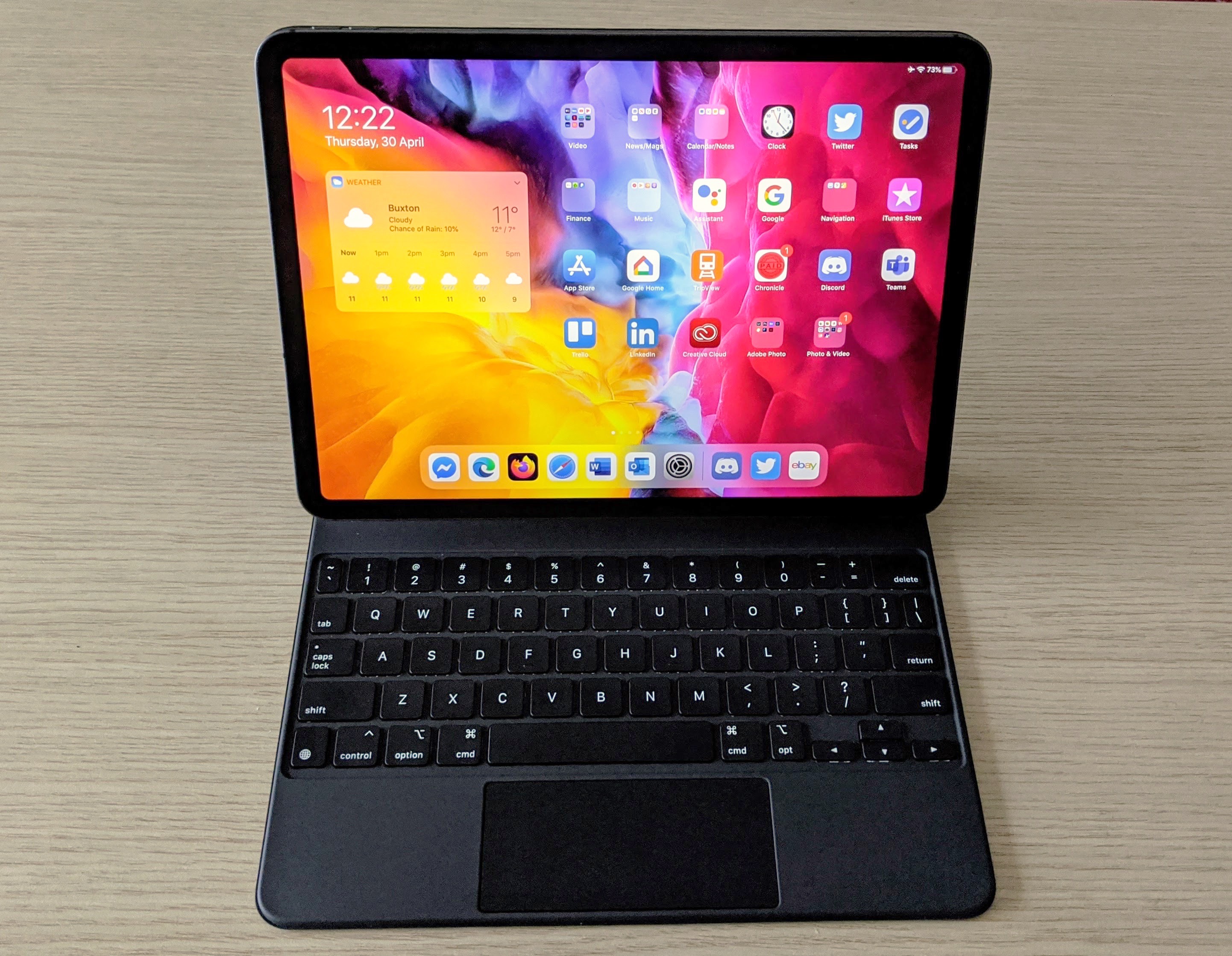 祝開店！大放出セール開催中 - Apple Magic 美品 第4世代用 Pro 12.9インチiPad Keyboard iPadケース