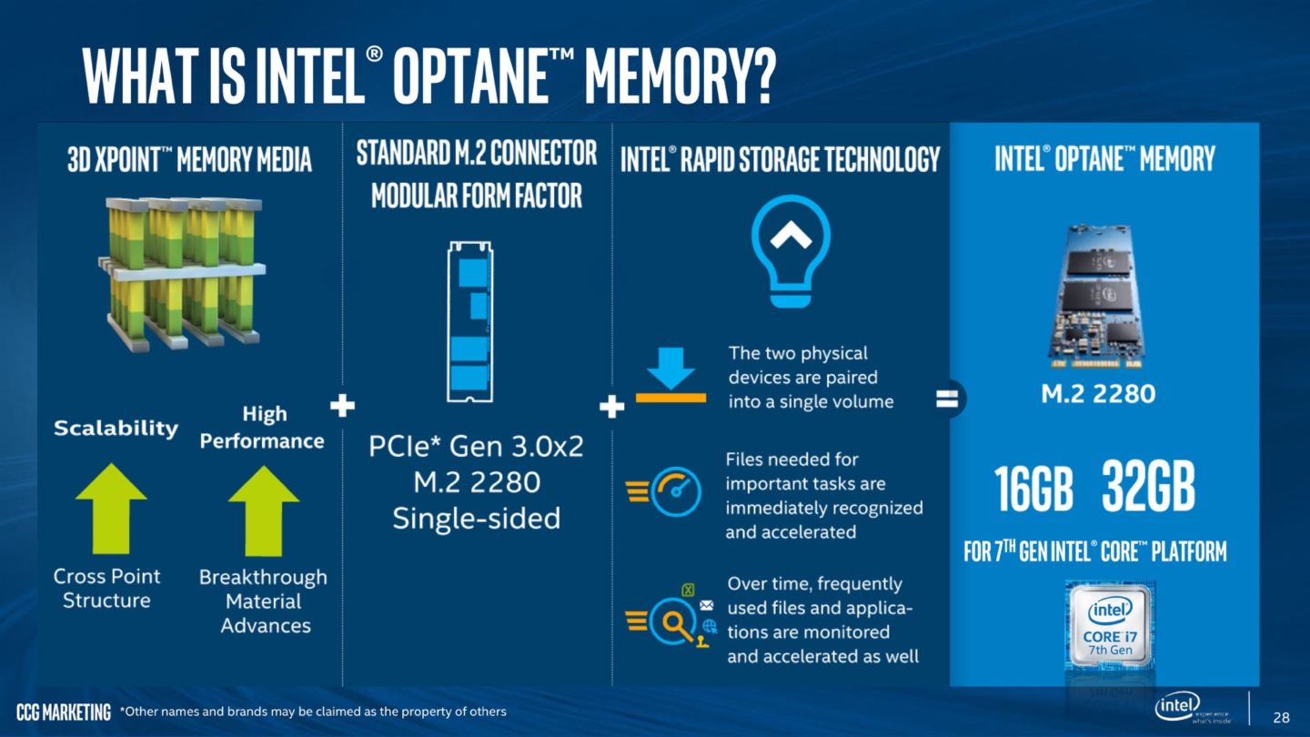 Intel optane discount